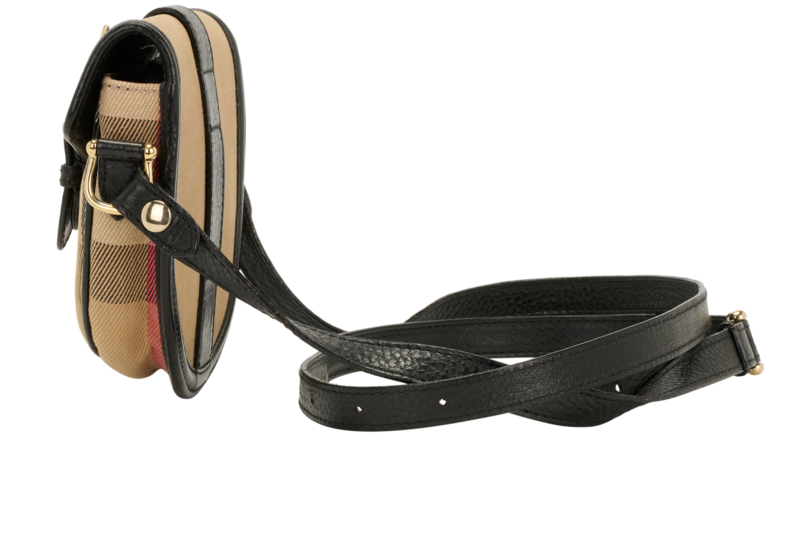 Mini Crossbody Bag, &pound;175, Handbags, Beige, Canvas, Bottom view